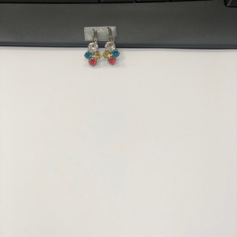 Sabika 2014 Bold Colors Cluster drop earrings